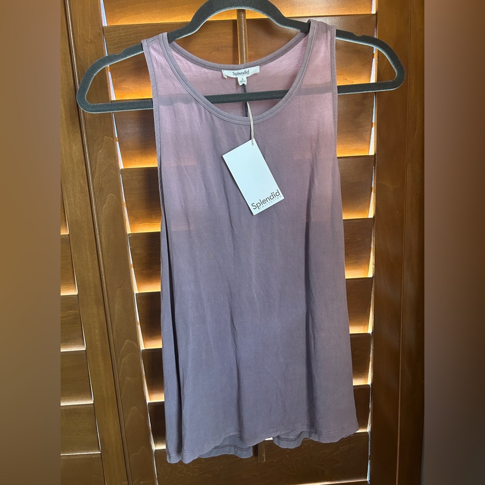Splendid Mauve Tank Top for Women